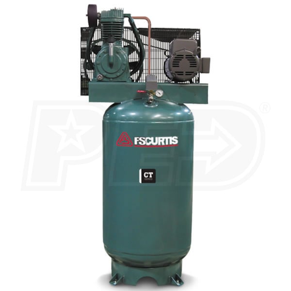 FS-Curtis CT5 - 5-HP 60G Vertical Two-Stage Simplex Air Compressor